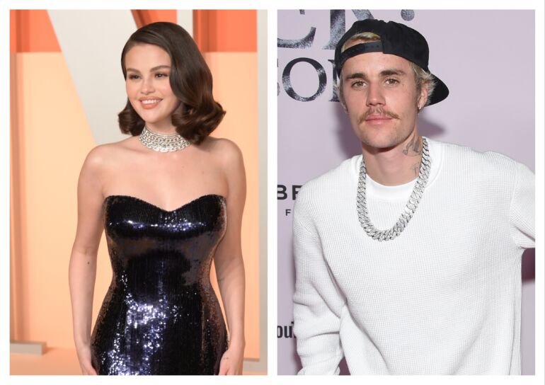 Selena Gomez ir Justin Bieber koliažas / Shutterstock