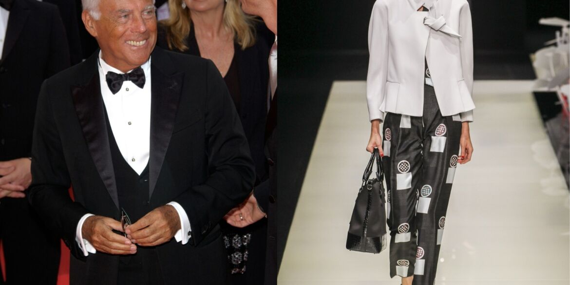 giorgio armani ir modelis