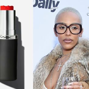 doja cat ir mac lūpų dažai