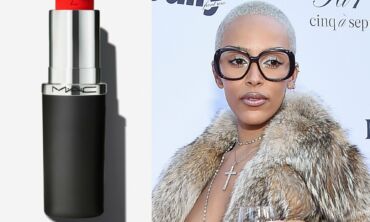 doja cat ir mac lūpų dažai
