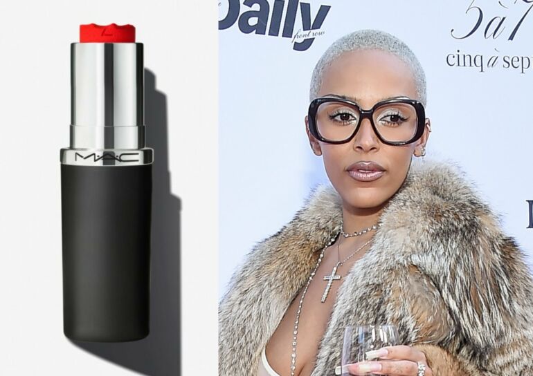 doja cat ir mac lūpų dažai