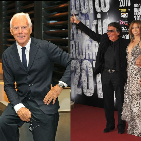 giorgio armani ir roberto cavalli