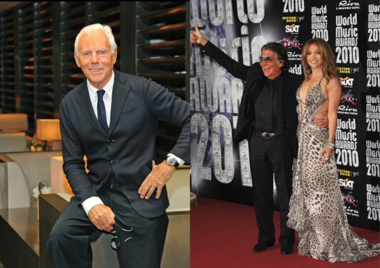 giorgio armani ir roberto cavalli