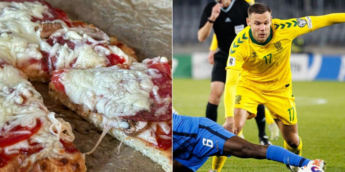 Sveikuoliška pica / futbolininkas P. Širvys