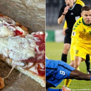Sveikuoliška pica / futbolininkas P. Širvys