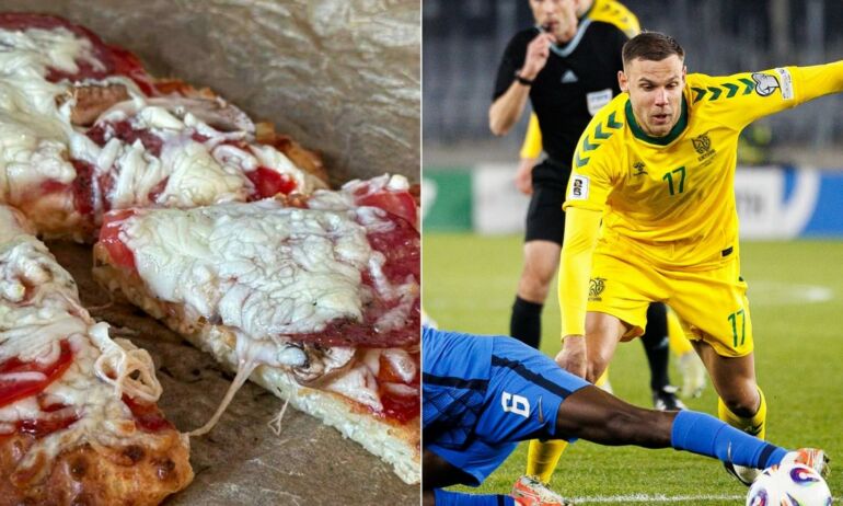 Sveikuoliška pica / futbolininkas P. Širvys