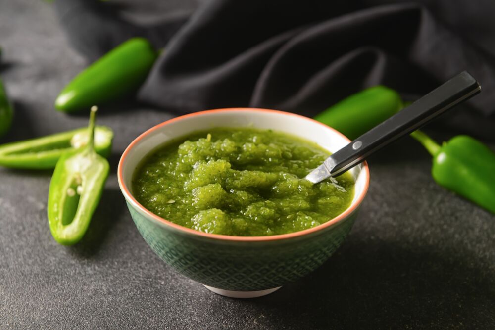 Salsa verde – žaliasis meksikietiškas padažas prie mėsos ir tacos