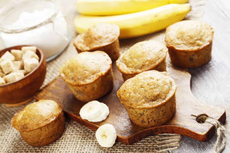 Bananiniai keksiukai / Shutterstock