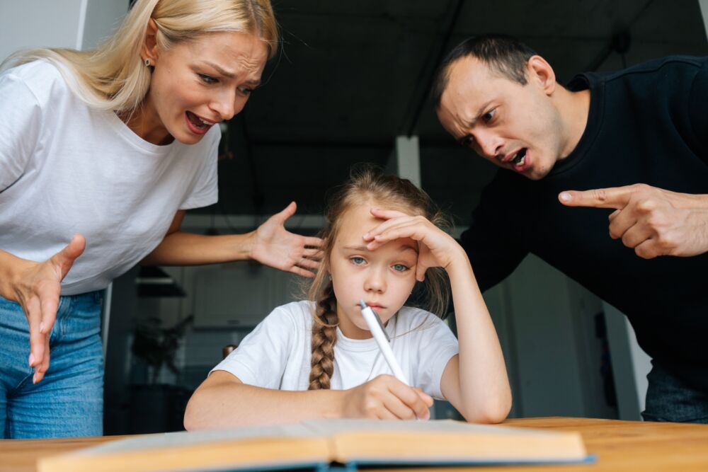 Tėvai rėkia / Shutterstock
