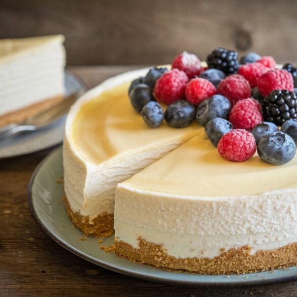 nekeptas sūrio tortas / Shutterstock
